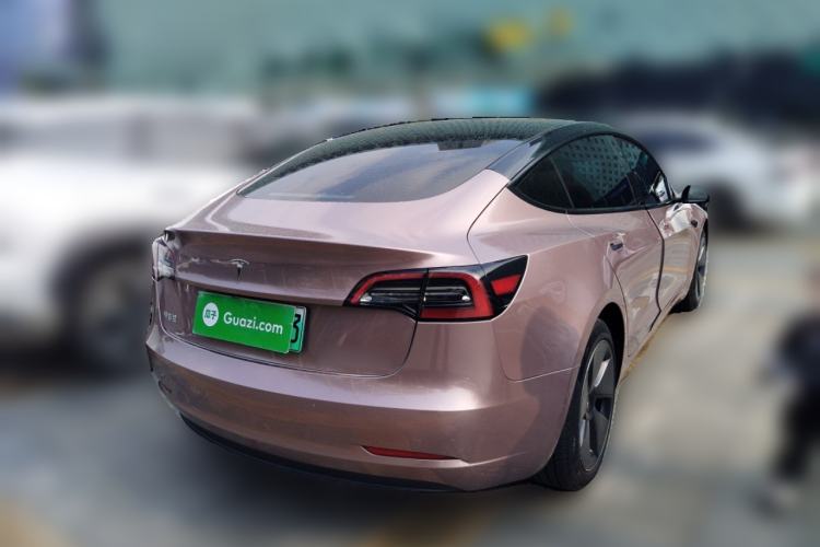 Used Tesla Model 3 2022 Rear-Wheel-Drive Version Rear Right 45 Deg