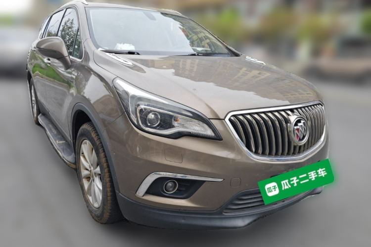 Used Buick Envision 2017 28T Four-Wheel Drive Elite Model Front Right 45 Deg