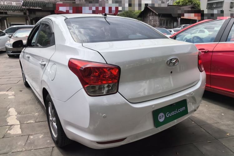 Used Hyundai Verna (older generation) 2017 1.4L Manual Huancai Edition China V Standard Rear Left 45 Deg