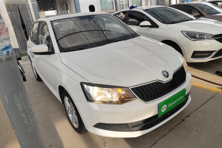 Used Skoda Fabia 2017 1.4L Automatic Car Enjoy Edition Front Right 45 Deg