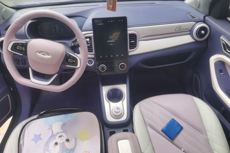 Used Chery QQ Little Ant 2022 Revised Version Sweet Pink Edition Half-Sugar Version Lithium Iron Phosphate 30.7 kWh 30 kW 301 km