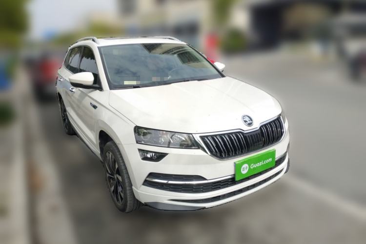 Used Skoda Karoq 2022 TSI280 Prestige Edition Front Right 45 Deg
