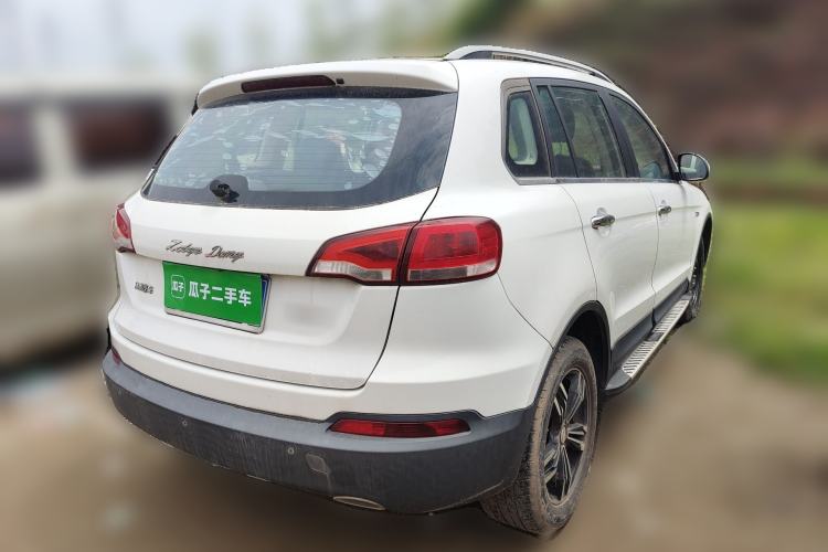 Used Zotye Domy X5 2017 Upgraded Model 1.5T Manual Luxury Version Rear Right 45 Deg