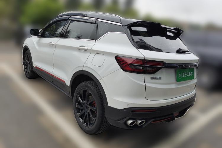 Used Geely Auto Coolray 2021 1.4T DCT Diamond Edition Rear Left 45 Deg