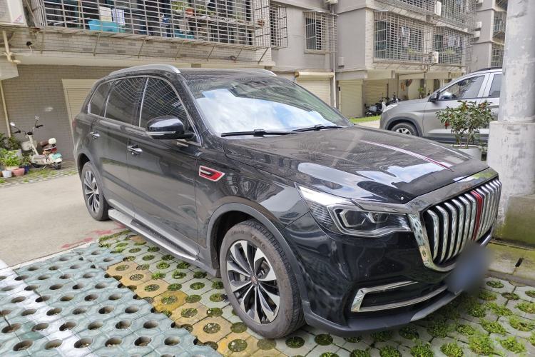 Used Hongqi HS7 2021 2.0T DCT Two-Wheel Drive Smart Connect Flagship Edition Front Right 45 Deg