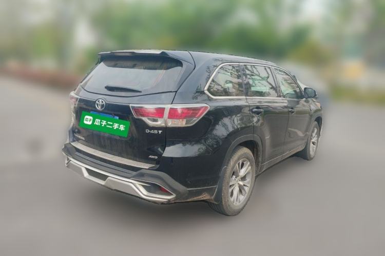 Used Toyota Highlander 2015 2.0T Four-Wheel Drive Elite Edition 7-Seater Rear Right 45 Deg