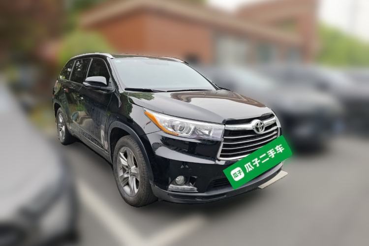 Used Toyota Highlander 2015 2.0T Four-Wheel Drive Luxury Edition 7-Seater Front Right 45 Deg