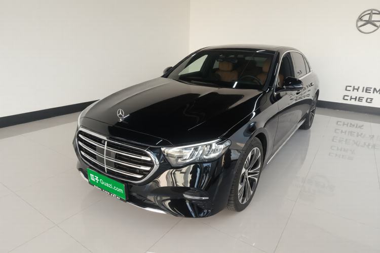 Used Mercedes-Benz E-Class New Energy 2024 E 350 e L Plug-in Hybrid Sedan Front Left 45 Deg