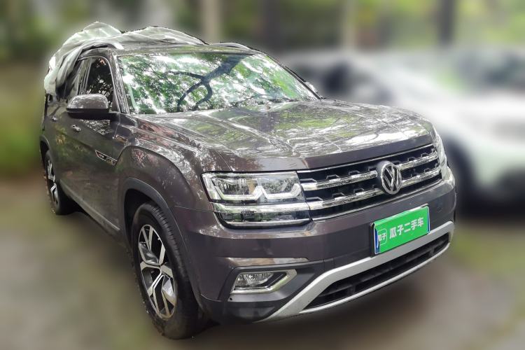 Used Volkswagen Teramont 2017 380TSI Four-Wheel Drive Luxury Edition Front Right 45 Deg