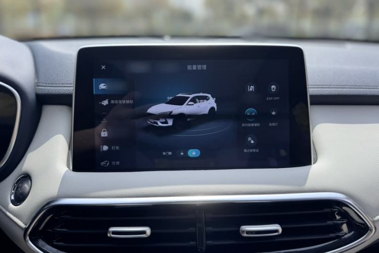 Used MG Pilot New Energy 2021 Trophy Series 1.5T Hybrid Trophy Flagship Edition Audio And AC Panel