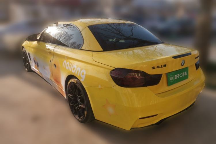 Used BMW 4 Series 2014 428i Convertible Luxury Design Package Rear Left 45 Deg