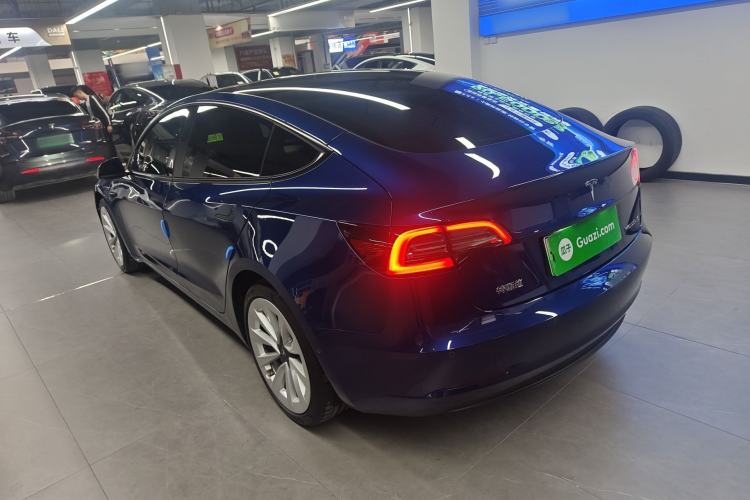 Used Tesla Model 3 2022 Rear-Wheel-Drive Version Rear Left 45 Deg