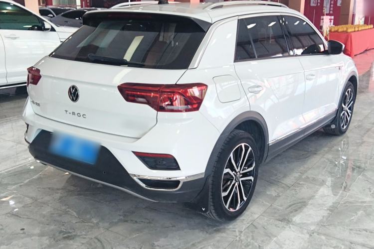 Used Volkswagen T-ROC 2022 280TSI DSG Two-Wheel Drive Comfort PLUS Rear Right 45 Deg