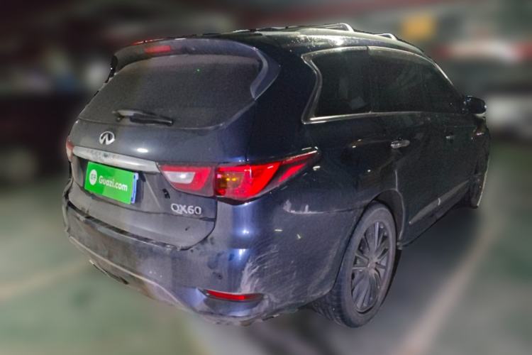 Used Infiniti QX60 2018 2.5 S/C Hybrid Two-Wheel-Drive Champion Family Edition Rear Right 45 Deg