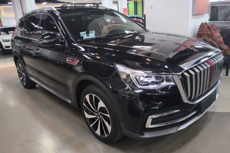 Used Hongqi HS7 2021 3.0T Automatic All-Wheel Drive Smart Connect Flagship Edition Front Right 45 Deg