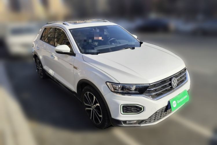 Used Volkswagen T-ROC 2018 280TSI DSG Four-Wheel Drive Luxury Version China V Emission Standard Front Right 45 Deg