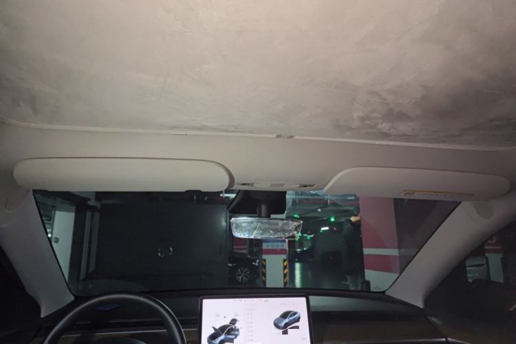 Used Tesla Model Y 2021 Standard Range Rear-Wheel Drive Version Headliner