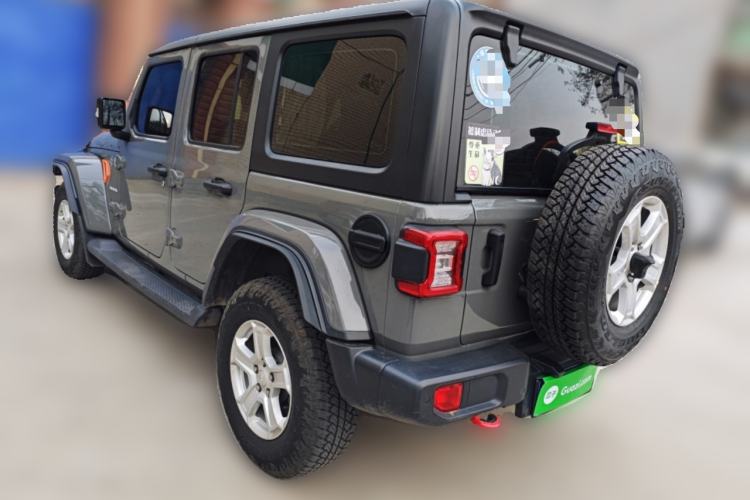 Used Jeep Wrangler 2019 2.0T Sahara Four-Door Version China VI Emission Standard Rear Left 45 Deg