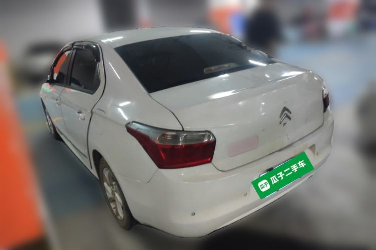 Used Citroen Elysee 2014 1.6L Manual Comfort Model Rear Left 45 Deg