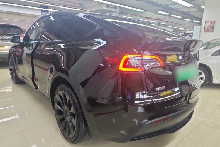 Used Tesla Model Y 2021 Standard Range Rear-Wheel Drive Version Rear Left 45 Deg