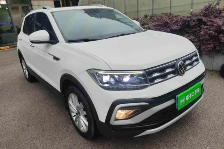 Used Volkswagen T-Cross 2021 1.5L Automatic Comfort Edition Front Right 45 Deg