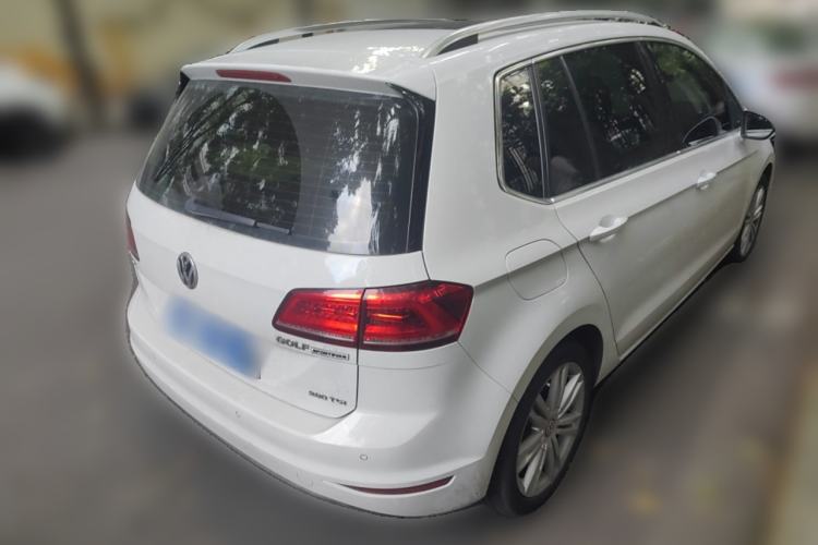 Used Volkswagen Golf Sportsvan 2018 280TSI Automatic Luxury Model Rear Right 45 Deg