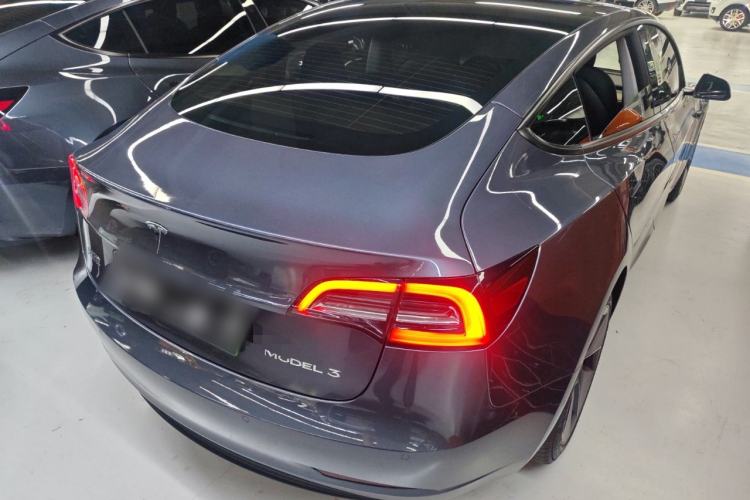 Used Tesla Model 3 2021 Standard Range Rear-Drive Upgraded Version Rear Right 45 Deg