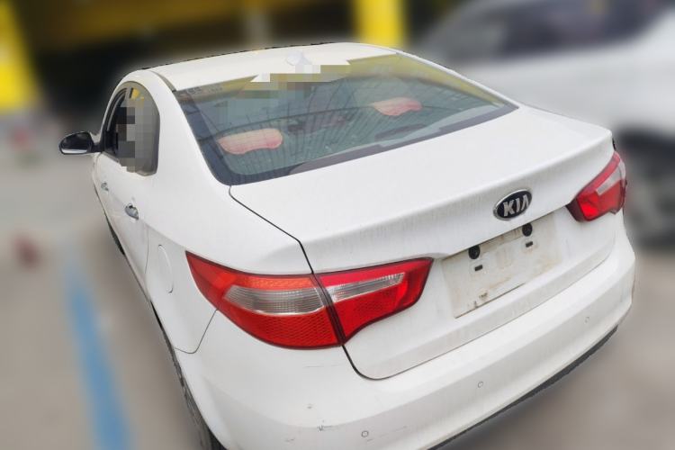 Used Kia K2 2012 Sedan 1.4L MT TOP Commemorative Edition Rear Left 45 Deg