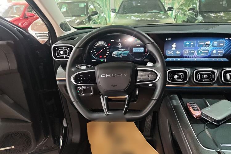 Used Chery Tiggo 9 2023 2.0T Automatic Two-Wheel Drive Luxury Edition 5 Seats Steering Wheel