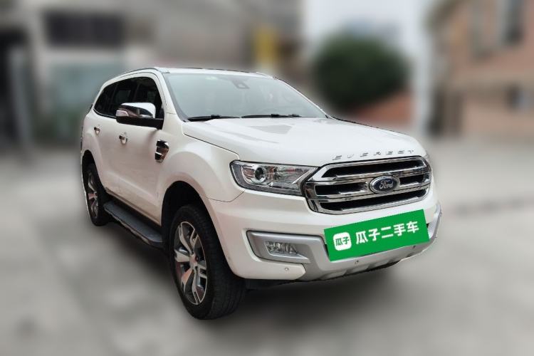 Used Ford Everest 2017 2.0T Gasoline Automatic 4x4 Flagship Edition 7 Seats Front Right 45 Deg