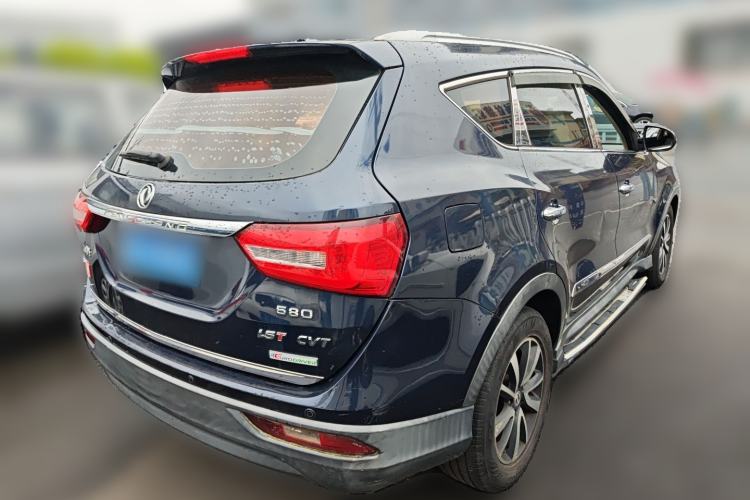 Used Dongfeng Fengon 580 2016 Revised Version 1.5T CVT Luxury Edition Rear Right 45 Deg