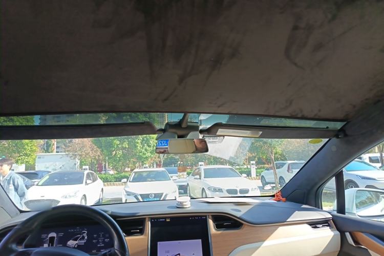 Used Tesla Model X 2017 X 100D Long Range Edition Headliner