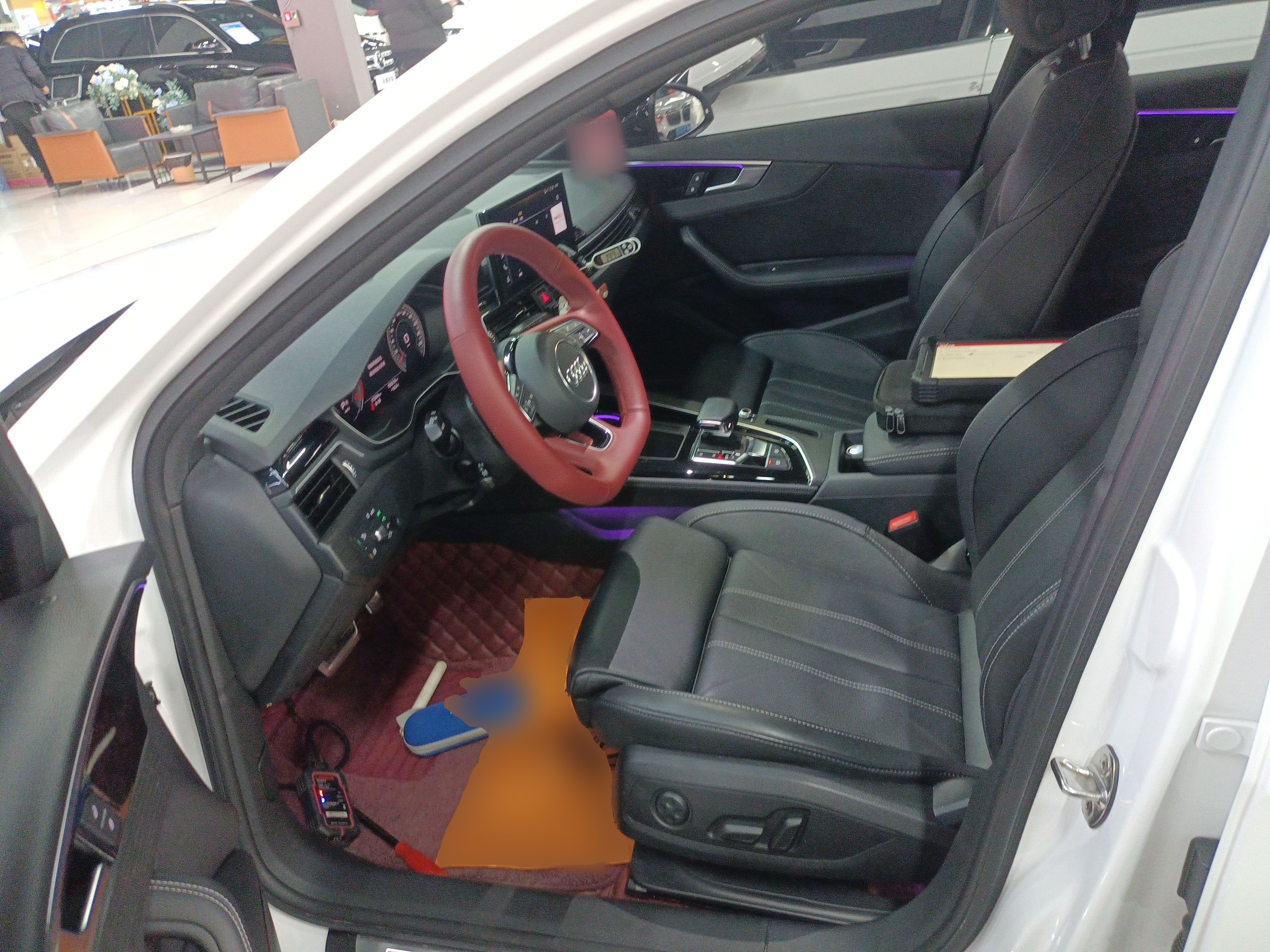 Переднее сиденье в автомобиле