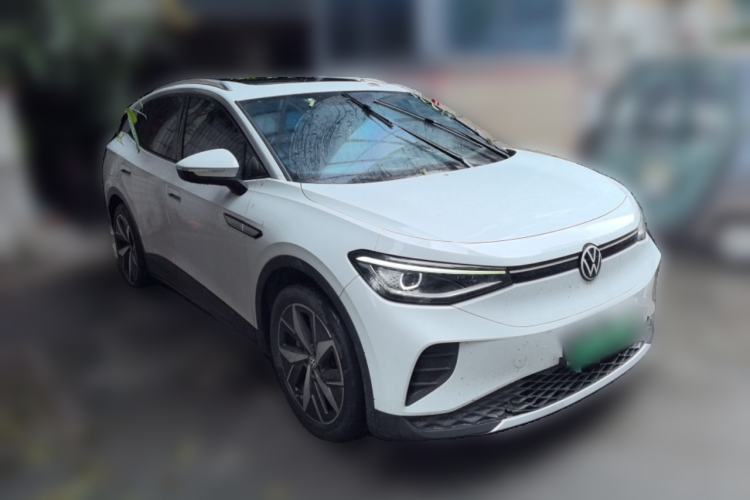 Used Volkswagen ID.4 CROZZ 2021 Long-Range Lite PRO Two-Wheel Drive Version Front Right 45 Deg