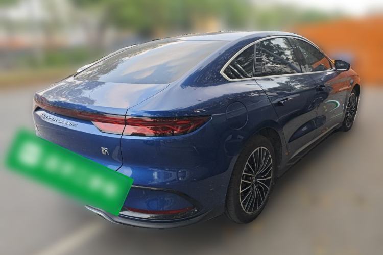 Used BYD Han 2022 DM-i 121KM Luxury Model Rear Right 45 Deg