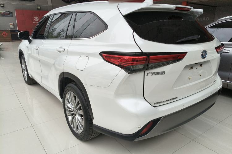 Used Toyota Highlander 2023 2.5L Smart Electric Hybrid Dual-Engine Four-Wheel Drive Prestige Version – 7 Seats Rear Left 45 Deg