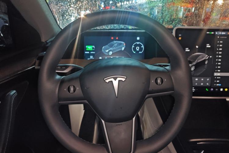 Used Tesla Model Y 2022 Revised Version Rear-Wheel Drive Steering Wheel