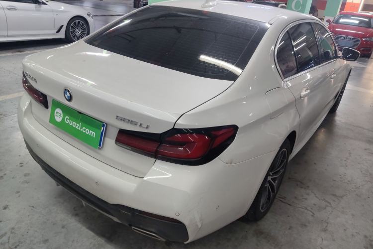Used BMW 5 Series 2022 Second Facelift 525Li M Sport Package Rear Right 45 Deg