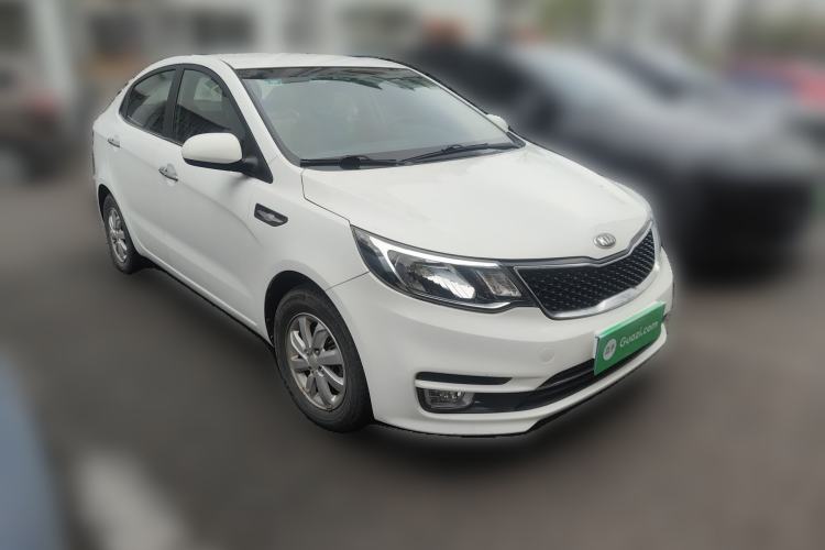 Used Kia K2 2015 Sedan 1.4L MT GLS Front Right 45 Deg