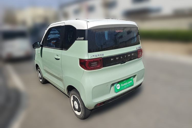 Used Wuling Hongguang MINIEV 2021 Macaron Sandwich Model 120 km Lithium Iron Phosphate Rear Left 45 Deg