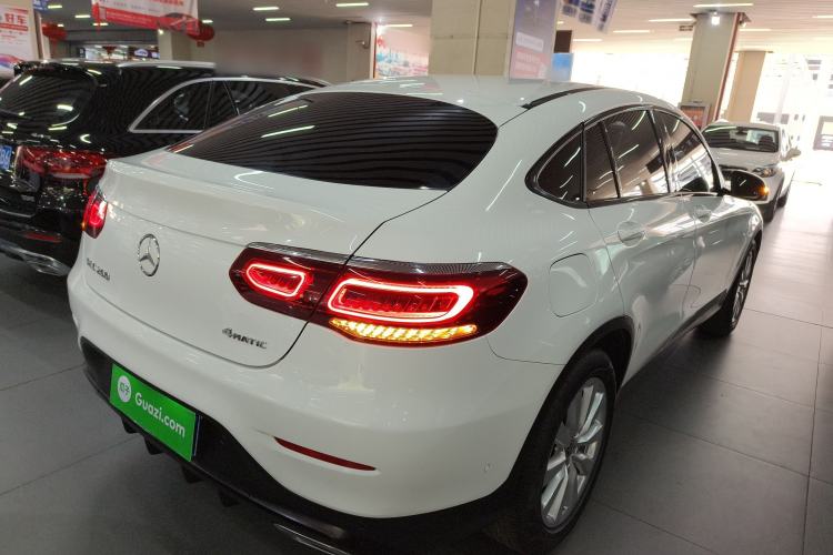 Used Mercedes-Benz GLC Coupe 2020 GLC 260 4MATIC Coupe SUV Rear Right 45 Deg