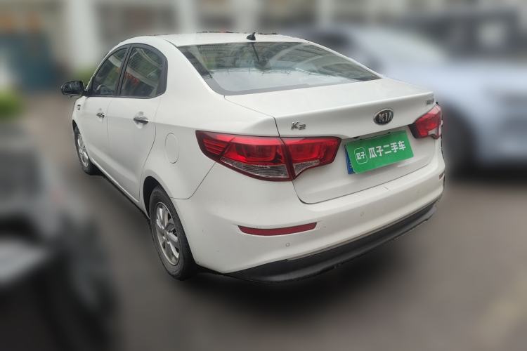 Used Kia K2 2015 Sedan 1.4L MT GLS Rear Left 45 Deg
