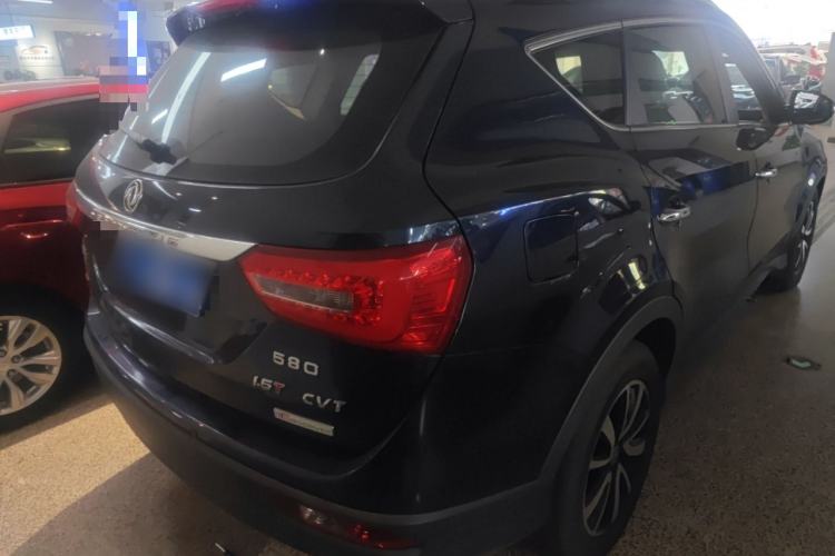 Used Dongfeng Fengon 580 2017 1.5T CVT Luxury Model Rear Right 45 Deg