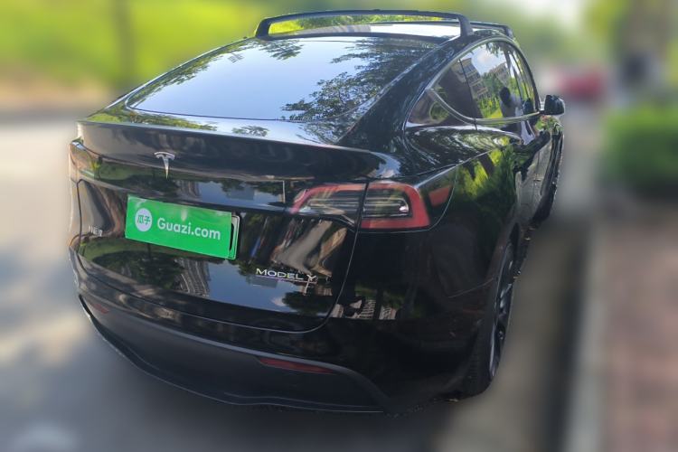 Used Tesla Model Y 2021 Performance High-Performance All-Wheel-Drive Version Rear Right 45 Deg