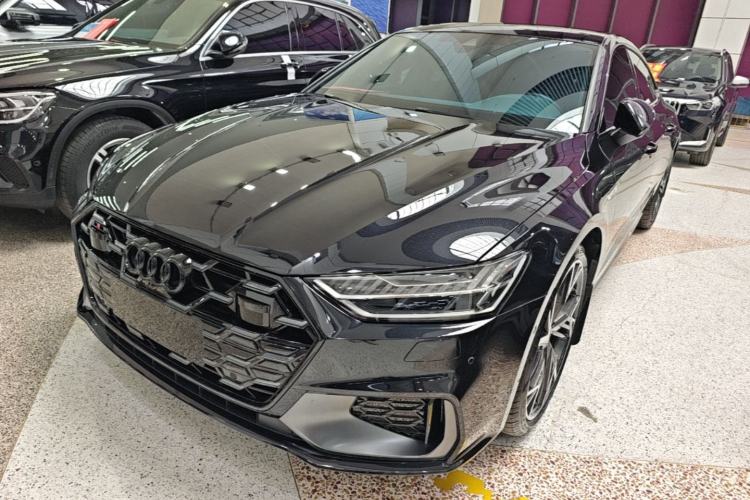 Used Audi A7L 2024 45 TFSI quattro Black Warrior Edition Guazi used car, China used car export, Used car for sale, Used Audi cars, Cheapest cars for sale