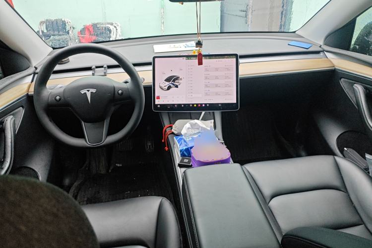 Used Tesla Model Y 2021 Standard Range Rear-Wheel Drive Version Center Console