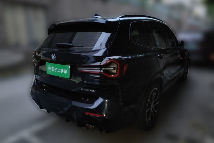 Used BMW X3 2022 Facelift xDrive30i Luxury Edition M Night Edition Package Rear Right 45 Deg