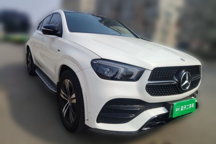 Used Mercedes-Benz GLE New Energy 2021 GLE 350 e 4MATIC Coupe SUV Front Right 45 Deg