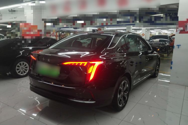 Used Hongqi E-QM5 2021 Charging Version Flagship Edition Rear Right 45 Deg