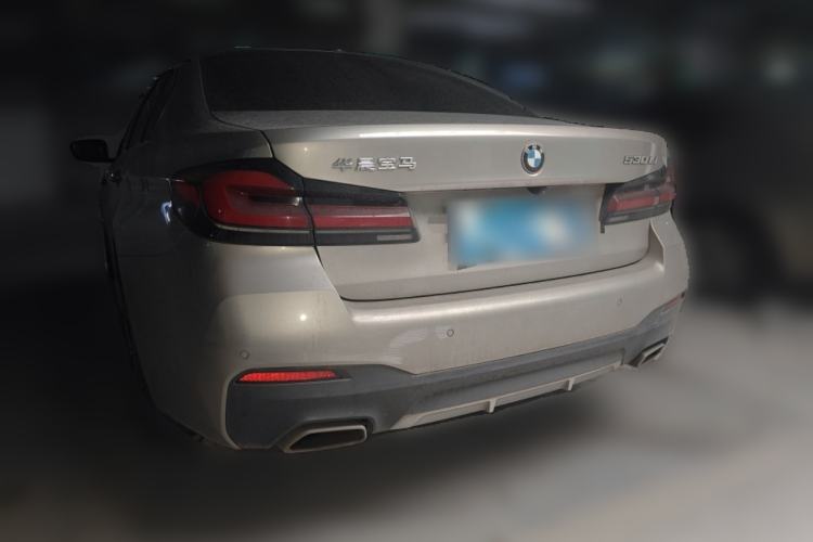 Used BMW 5 Series 2021 530Li Luxury Edition M Sport Package Rear Left 45 Deg